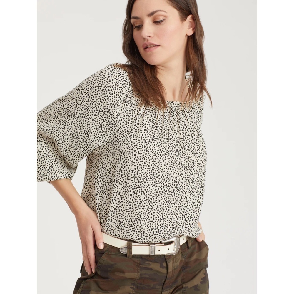Sanctuary Sunshine Blouse Teeny Spots Size Small - Picture 12 of 15